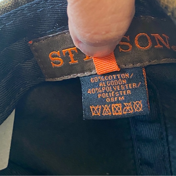 STETSON Martha's Vineyard Oilskin Baseball Cap Hat Adjustable Western Trucker - Picture 6 of 11